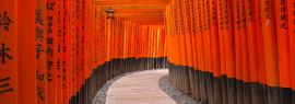 Lais Puzzle - Fushimi Inari Taisha Schrein, Kyoto, Japan, Panorama - 1.000 Teile
