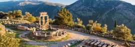 Lais Puzzle - Tempel der Athena Pronaia im antiken Delphi, Griechenland, Panorama - 1.000 Teile