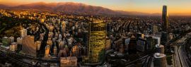 Lais Puzzle - Providencia in Santiago, Chile, Panorama - 1.000 Teile