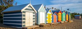 Lais Puzzle - Brighton Bathing Boxes in Melbourne, Australien, Panorama - 1.000 Teile