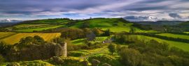 Lais Puzzle - Felsen von Dunamase Grafschaft Laois, Irland, Panoramablick, Panorama - 1.000 Teile