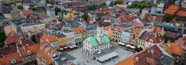 Lais Puzzle - Stadt Gliwice - Panorama der Stadt - Marktplatz Polen, Panorama - 1.000 Teile