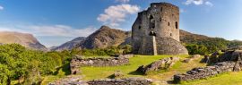 Lais Puzzle - Dolbadarn Castle, Gwnedd, Wales, Panorama - 1.000 Teile