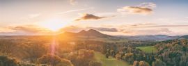 Lais Puzzle - Scott's View mit Blick auf die Eildon Hills in den Scottish Borders. Schottland UK, Europa, Panorama - 1.000 Teile