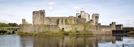 Lais Puzzle - Caerphilly Castle, Wales, Panorama - 1.000 Teile