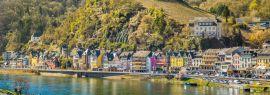 Lais Puzzle - Ansicht der historischen Stadt Cochem mit Mosel, Rheinland-Pfalz, Deutschland, Panorama - 1.000 Teile
