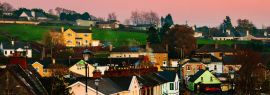 Lais Puzzle - Cashel, Tipperary, Irland, im Sonnenuntergang, Panorama - 1.000 Teile