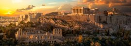 Lais Puzzle - Akropolis von Athen bei Sonnenuntergang, Panorama - 1.000 Teile