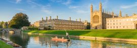 Lais Puzzle - Schöner Blick auf das College in Cambridge, England, Panorama - 1.000 Teile