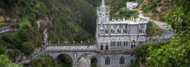 Lais Puzzle - Sanctuaire de Las Lajas, Ipiales, Kolumbien, Panorama - 1.000 Teile