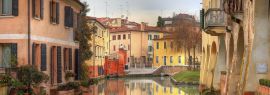 Lais Puzzle - Treviso romantisches Stadtbild Italien, Panorama - 1.000 Teile