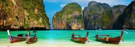 Lais Puzzle - Tropischer Strand, Maya Bay, Thailand, Panorama - 1.000 Teile