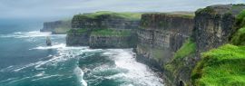 Lais Puzzle - Spektakulärer Blick auf die berühmten Cliffs of Moher und den wilden Atlantik, Grafschaft Clare, Irland, Panorama - 1.000 Teile