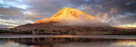 Lais Puzzle - Sonnenuntergang am Mount Errigal, Grafschaft Donegal, Irland, Panorama - 1.000 Teile