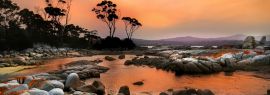 Lais Puzzle - Bay of fires Sonnenuntergang, Tasmanien, Australien, Panorama - 1.000 Teile