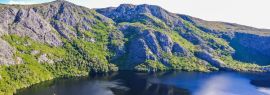 Lais Puzzle - Spektakulärer Blick über den Gletschersee und die schroffen Berge am Cradle Mt - Lake St Clair National Park, Tasmanien, Australien, Panorama - 1.000 Teile