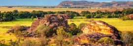 Lais Puzzle - Erkundung des Ubirr Rock zur goldenen Stunde im Kakadu National Park, Northern Territory, Australien, Panorama - 1.000 Teile