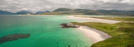 Lais Puzzle - Seilebost Beach auf der Isle of Harris, Äußere Hebriden, Schottland, Panorama - 1.000 Teile