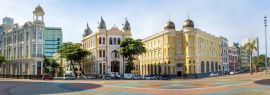 Lais Puzzle - Panoramablick auf den Marco-Null-Platz im alten Stadtteil von Recife - Recife, Pernambuco, Brasilien, Panorama - 1.000 Teile