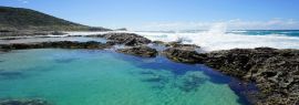 Lais Puzzle - Fraser Island - Champagne Pools und Blick nach Norden, Queensland, Australien, Panorama - 1.000 Teile
