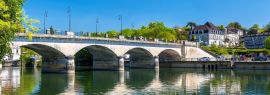 Lais Puzzle - Pont-Neuf, eine Brücke in Cognac, Frankreich, Panorama - 1.000 Teile