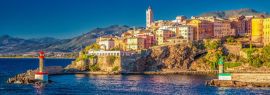 Lais Puzzle - Blick auf die Altstadt von Bastia, Leuchtturm und Hafen, Korsika, Frankreich, Europa, Panorama - 1.000 Teile