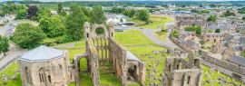 Lais Puzzle - Elgin Cathedral, historische Ruine in Elgin, Moray, Nord-Ost Schottland, Panorama - 1.000 Teile