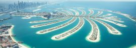 Lais Puzzle - Blick auf Palm Island in Dubai, Panorama - 1.000 Teile
