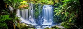 Lais Puzzle - Die Horseshoe Falls im Mt Field National Park, Tasmanien, Australien, Panorama - 1.000 Teile