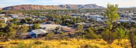 Lais Puzzle - Die Stadt Alice Springs inmitten der Wüste, Australien, Panorama - 1.000 Teile