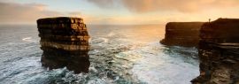 Lais Puzzle - Dun Briste Seastack, Downpatrick Head, Grafschaft Mayo, Irland, Panorama - 1.000 Teile
