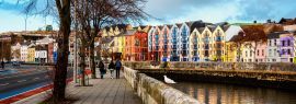 Lais Puzzle - Ufer des Flusses Lee in Cork, Irland, Panorama - 1.000 Teile