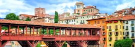 Lais Puzzle - Ponte degli Alpini Brücke, Bassano del Grappa, Italien, Panorama - 1.000 Teile