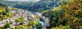Lais Puzzle - Vianden-Tal in Luxemburg, Panorama - 1.000 Teile