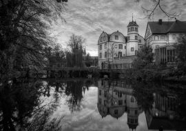 Lais Puzzle - Schloss Gifhorn in schwarz weiß - 1.000 Teile