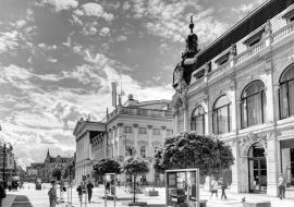 Lais Puzzle - Breslauer Stadtzentrum, Polen in schwarz weiß - 1.000 Teile