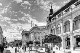 Lais Puzzle - Breslauer Stadtzentrum, Polen in schwarz weiß - 2.000 Teile