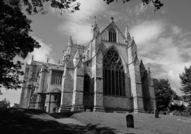 Lais Puzzle - Kathedrale von Ripon - North Yorkshire - England in schwarz weiß - 1.000 Teile