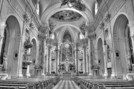 Lais Puzzle - Pfarrkirche Sankt Augustin Gries in schwarz weiß - 2.000 Teile