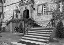 Lais Puzzle - Schloss Erwitte in schwarz weiß - 500, 1.000 & 2.000 Teile