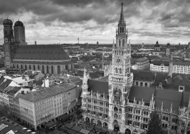 Lais Puzzle - München in schwarz weiß - 500, 1.000 & 2.000 Teile