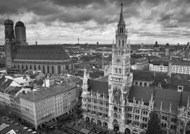 Lais Puzzle - München in schwarz weiß - 1.000 Teile