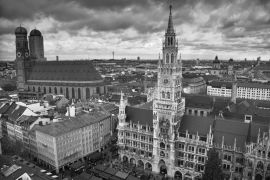 Lais Puzzle - München in schwarz weiß - 2.000 Teile