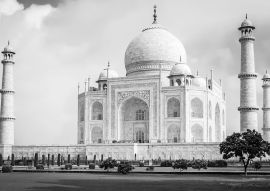 Lais Puzzle - Taj Mahal in schwarz weiß - 500, 1.000 & 2.000 Teile
