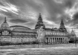 Lais Puzzle - Kelvin Hall, Glasgow in schwarz weiß - 500, 1.000 & 2.000 Teile