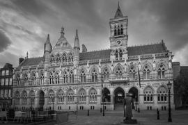 Lais Puzzle - Northampton, England in schwarz weiß - 2.000 Teile