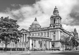 Lais Puzzle - Belfast in schwarz weiß - 500, 1.000 & 2.000 Teile