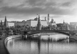 Lais Puzzle - Moskau in schwarz weiß - 1.000 Teile