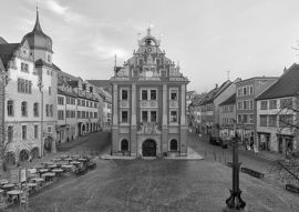 Lais Puzzle - Gotha - Rathaus und Hauptmarkt in schwarz weiß - 500, 1.000 & 2.000 Teile