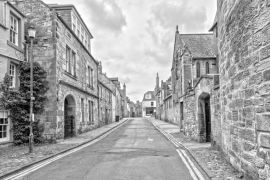 Lais Puzzle - Impression von St Andrews in Schottland in schwarz weiß - 2.000 Teile